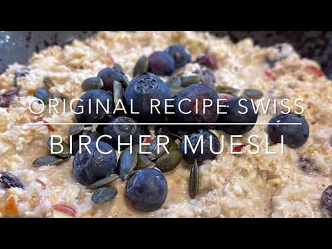 Original Recipe Swiss Bircher Muesli TM6 TM5 TM31