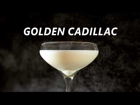 The Smoothest 3-Ingredient Cocktail Ever - Golden Caddillac Cocktail
