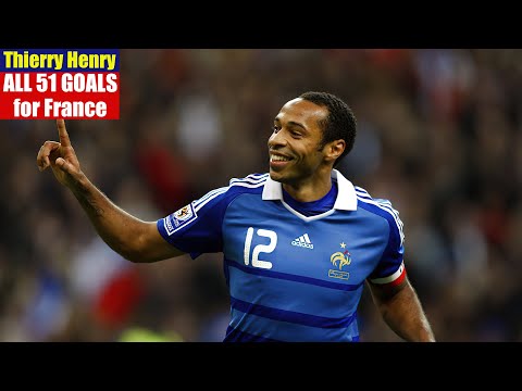 Thierry Henry ◉ All 51 Goals for France 🇫🇷