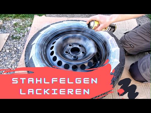 So lackiere ich Stahlfelgen einfach und günstig selbst