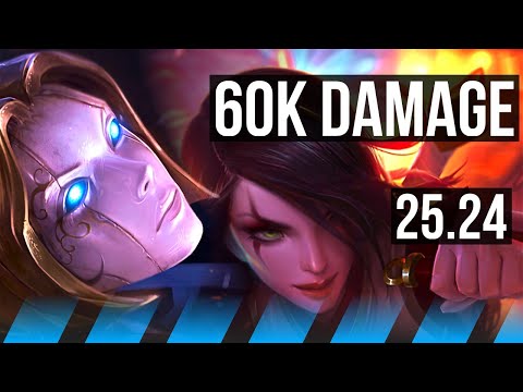 ORIANNA vs KATARINA (MID) | Good KDA: 18/1/10, 60K damage | EUW Master | 25.24