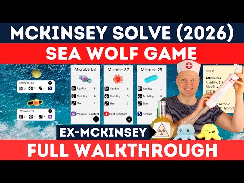 McKinsey SOLVE (2026): Sea Wolf Game | Full Walkthrough & Interactive Practice