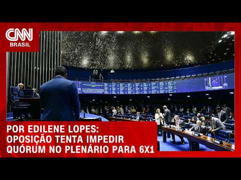 Base do governo tenta convencer senadores a comparecerem a reunião sobre 6×1; veja | CNN 360°