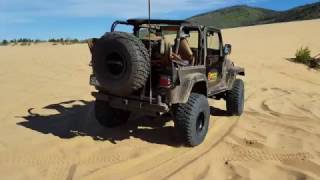 Fun in the sand in my BT-Supercharged 1998 TJ 4.0!