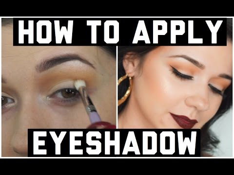 How to Apply Eyeshadow For Beginners - Makeup 101