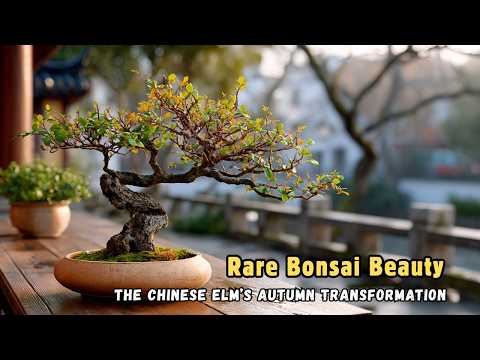 Rare Bonsai Beauty | The Chinese Elm’s Autumn Transformation