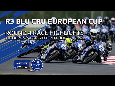 2021 Yamaha R3 bLU cRU European Cup Highlights - Round 4 Autodrom Most