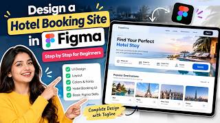 How to Design a Hotel Booking Website in Figma | UI/UX Tutorial for Beginners