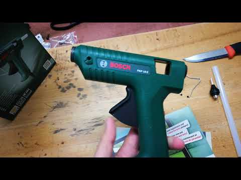 Unpacking / unboxing Glue Gun Bosch PKP 18 E 0603264508