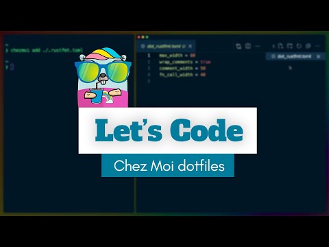 chezmoi: Organize your dotfiles across multiple computers | Let's Code