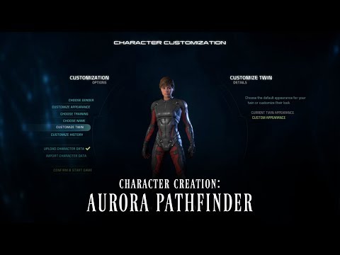 Mass Effect: Andromeda - Aurora Pathfinder (character creation)