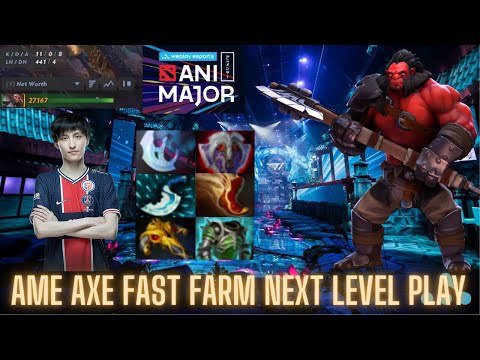 Ame(Axe) PSG.LGD vs Evil Geniuses | Fast Farm | Player Perspective | Game 1 | FINAL ANIMAJOR 2021