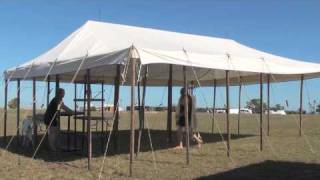 preview picture of video 'How To Put Up a Tent In 4 Minutes, Alafia Rendezvous 2009'