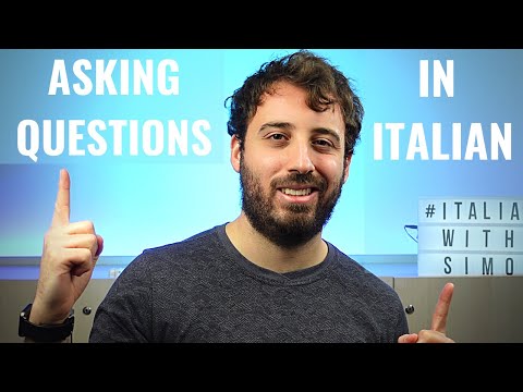 How to ASK QUESTIONS in Italian during Business Meetings!