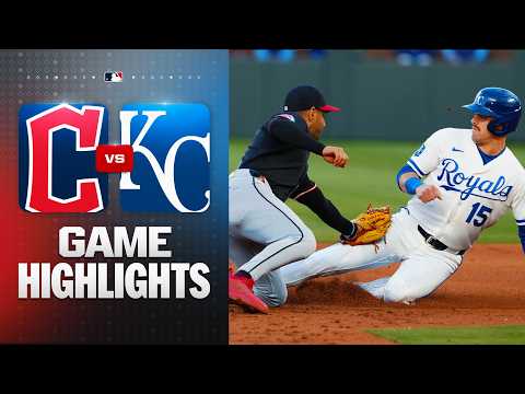 캔자스시티 VS 클리블랜드 1:3 MLB 스포츠하이라이트