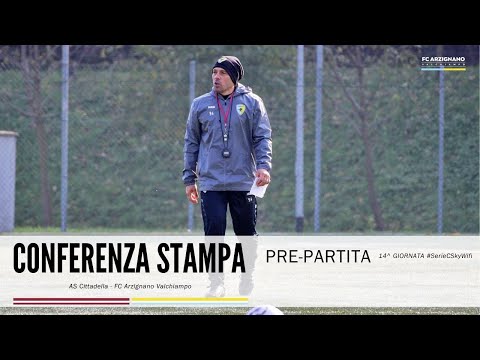 Cittadella-Arzignano Valchiampo. Matchday 14. Pre-match press conference.
