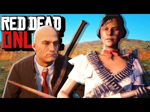 AGENT 47s first Legendary Bounty | Barbarella Alcazar 5 Star Difficulty Solo Stealth Red Dead Online