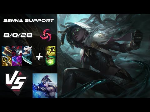 SUPPORT Senna vs Ashe - NA Grandmaster Patch 25.S1.8