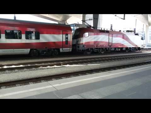 ÖBB Railjet Leerfahrt Hauptbahnhof in Wien