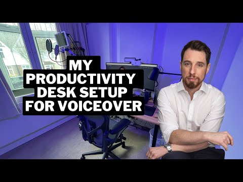 My Productivity Desk Setup for Voiceover