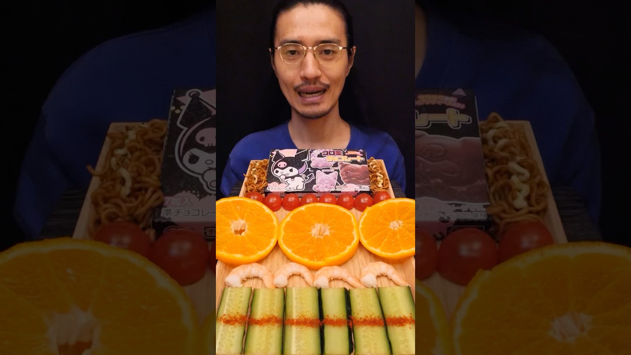 クロミチョコレートを食べる🟣🍫【早送りモッパン】【ASMR】