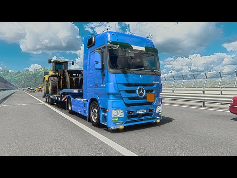 Euro Truck Simulator 2 | ETS2 1.45 | Mercedes Actros MP3 V8 | Salzburg (A) to  Florenta (I)