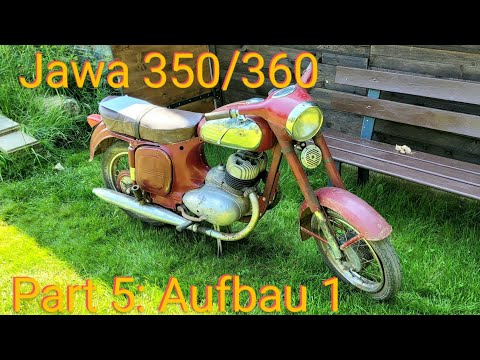 Jawa 350 Typ 360 Restauration - Part 5 der Zusammenbau beginnt