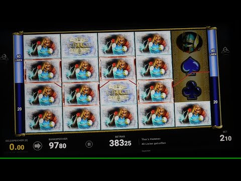 Bally Wulff Thors Hammer lässt es RICHTIG KRACHEN! Hammer Session am Spielautomat