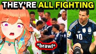 Kiara reacting to England & Argentina fighting over Messi: