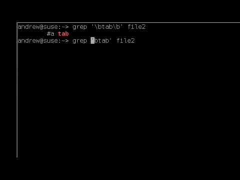 Linux Video Man Pages - grep