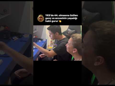 YKS 44.sü Olup Beklediğinden Kötü Olduğunu Söyleyen Genç ve Annesinin Yaşadığı Haklı Gurur👏😂