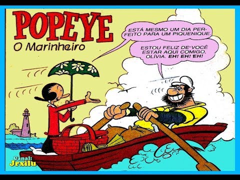 Popeye - Uma dama em perigo, quadrinhos Popeye