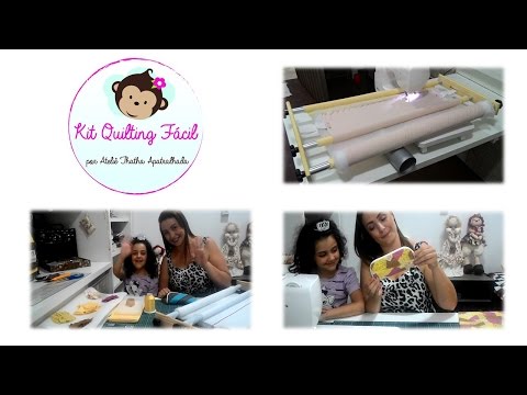 Trailer - 2º PAP   Porta Óculos de Retalhos com Kit Quilting Fácil