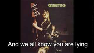 Suzi Quatro - Can the can (1973) /Rock Glam/ With Lyrics