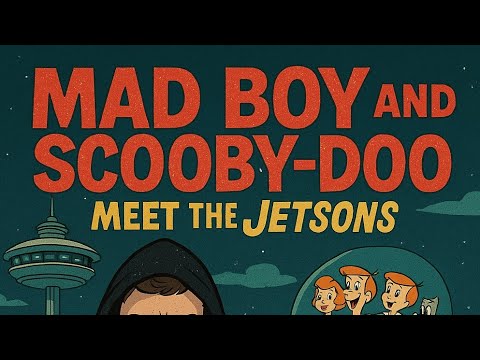 Mad boy and Scooby Doo meet the Jetsons