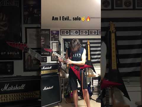 Metallica Am I Evil Solo Using ESP ARROW-1000