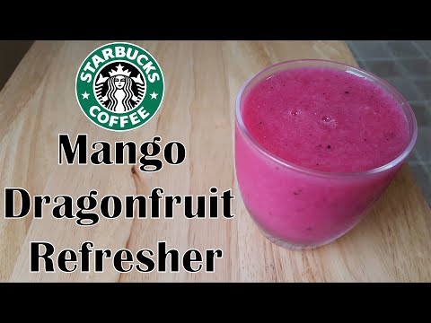 How to make your own: Starbucks Mango Dragonfruit Refresher