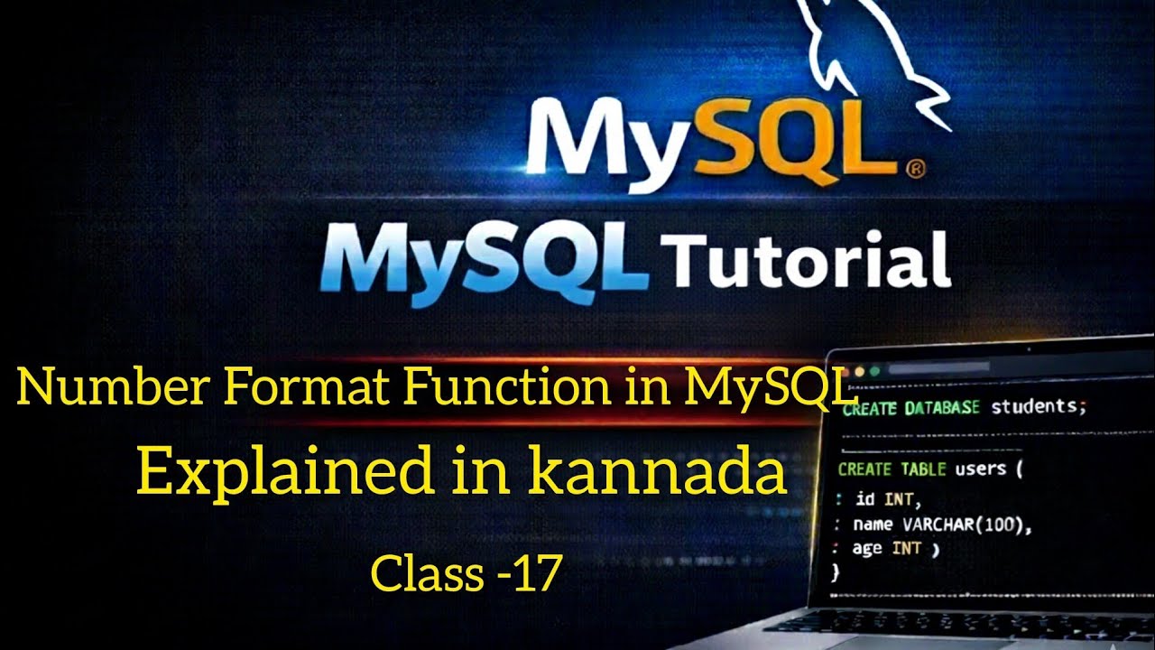 MySQL Number Format Function #absolutefunction #roundfunction #sqlfunctions #inbuiltfunctionsinmysql