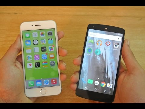 iPhone 6 iOS 8.2 vs Google Nexus 5 Android 5.1 Lollipop Speed Test HD