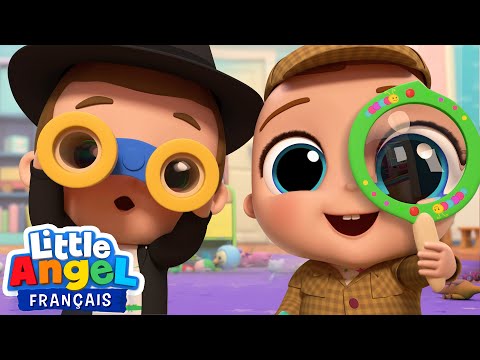 Bébé Louis joue ensemble avec son ami | Comptines Little Angel Français