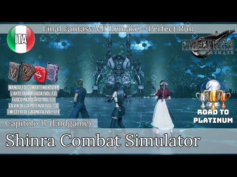 FFVII Remake - PERFECT RUN: Shinra Simulator Guide - All 100% Trophies