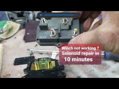 ATV winch not working ..Repair your solenoid in just 10 minutes - dont throw away your solenoid