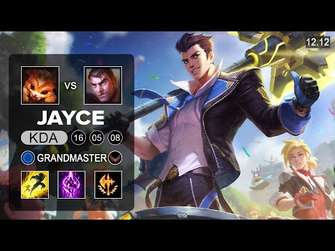 Jayce vs Gnar Top - EUW Grandmaster - Patch 12.12 Season 12