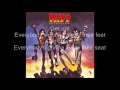 KISS - Detroit Rock City LYRICS ON SCREEN 