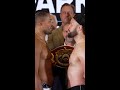 JOE JOYCE & JOESPH PARKER EXCHANGE WORDS DURING INTENSE FACE TO FACE