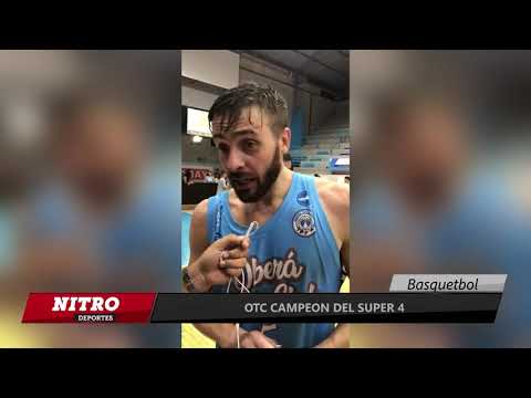 Maxi Martín, feliz por la consagración de OTC en el Súper 4