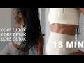 18 Min PILATES CORE DETOX Interval Style W Light Dumbbells Ball Optional