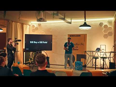 Impulsvortrag von Anton von WIRDUZEN zum Thema B2B Portale beim Shopware Meetup Oberfranken 2025