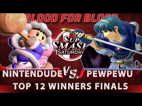 SSS: B4B - Nintendude (ICs) vs. PewPewU (Marth) - SSBM Top 12 Winners Finals - Smash Melee