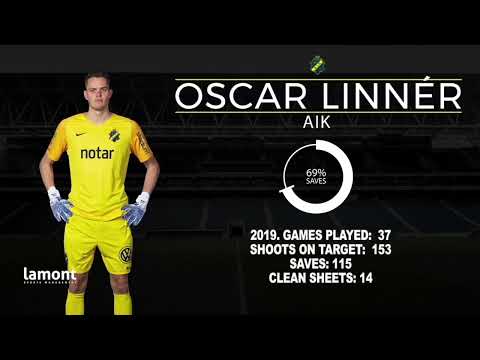 Oscar Linner - (GK) 26 years old (Former AIK, Arm.Bielefeld, Aalborg)